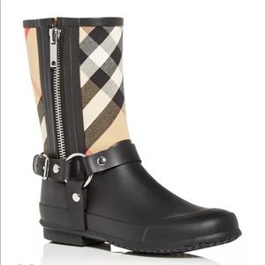 Burberry Zane check rain boot